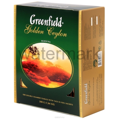 Чай черный Greenfield 100 пакетиков
