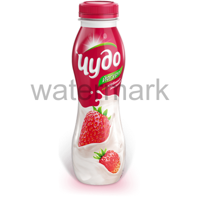 Питьевой йогурт Чудо Клубника-Земляника 2,4% 270 г