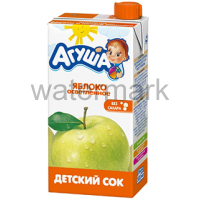 Сок осветленный без сахара детский Агуша Яблоко 500 мл