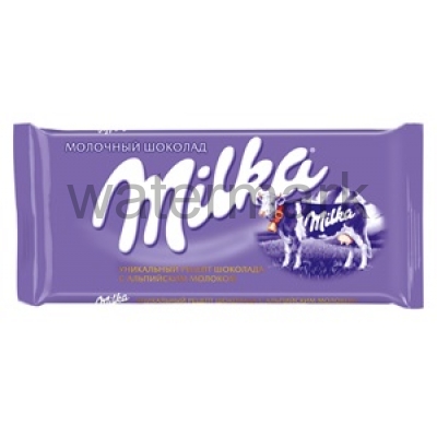 Молочный шоколад Milka, 100 г