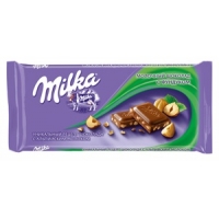 Молочный шоколад Milka с фундуком, 100 г